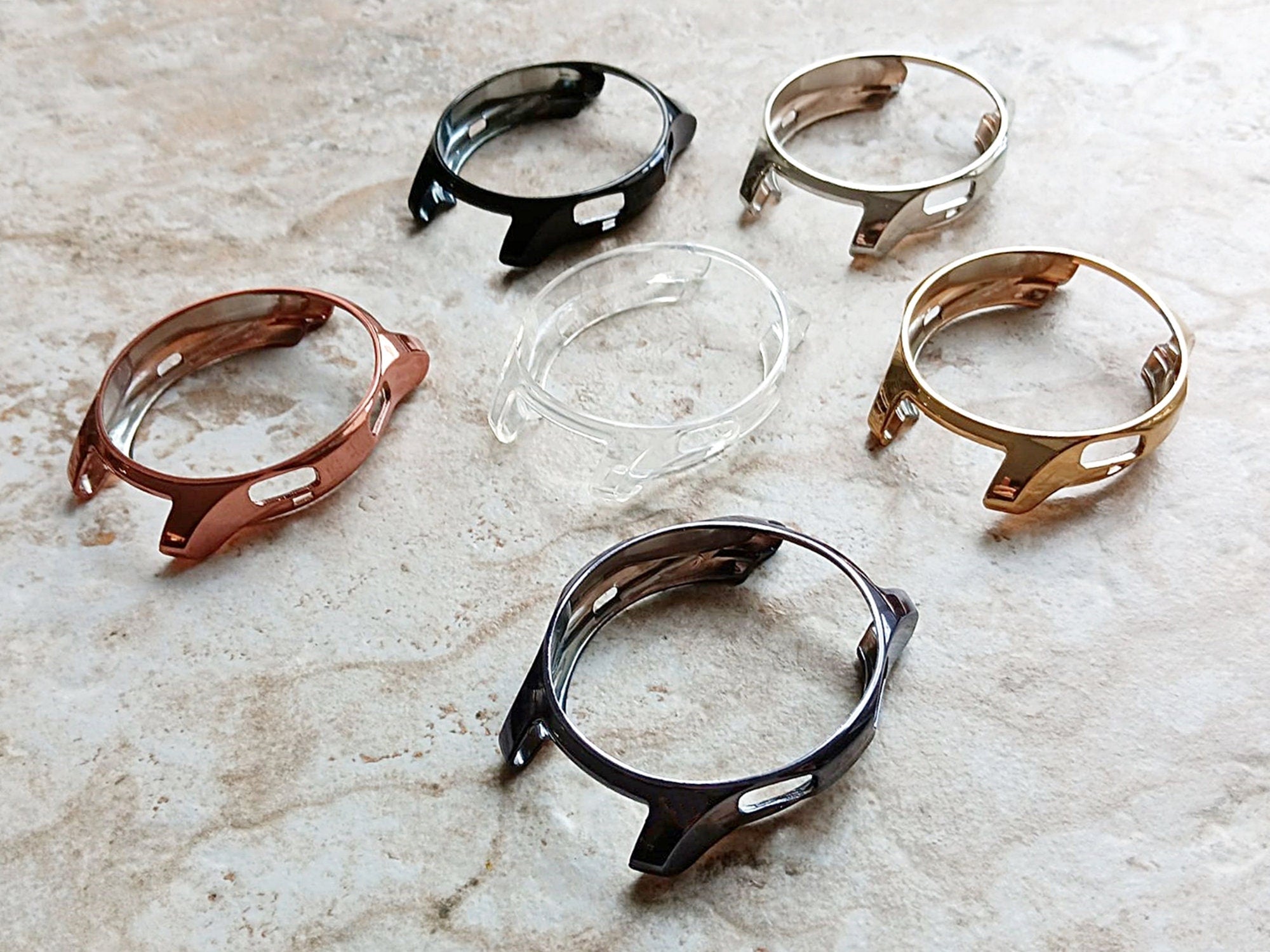 Samsung Watch Case Cover for Gear S3 Frontier SM-R760 and Galaxy Watch 46mm SM-R800 Protective Edge Thin Scratch Resistant Bumper Frame